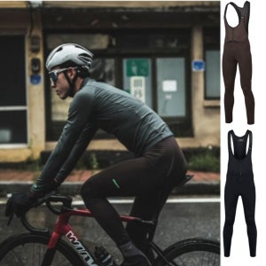 NSR 폰도 에코 플러스 기모 빕 롱 타이즈 남성 동절기 겨울 자전거 라이딩 패드 기모 바지