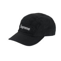 Supreme 22SS Linen Fitted Camp Cap 슈프림 린넨 피티드 캠프캡 Black