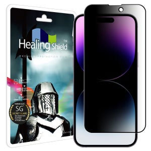 아이폰시리즈 사생활 정보보안 강화유리 필름 아이폰14 프로 맥스, 1매입