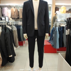 블랙 네이비 컬러로 미니멀 룩 완성,STCO스트레치 셋업 수트,캐주얼 정장2종