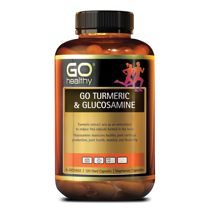 <b>GO Healthy</b> Turmeric &amp; Glucosamine 고헬시 터메릭 &amp; 글루코사민 120베지캡슐