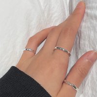 실버925 silver 애끼반지 순은 민자 2mm 반지