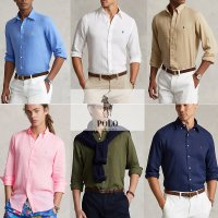 [당일발송] 폴로 랄프로렌 남성 린넨 셔츠 Linen Shirt 맨즈 클래식핏 미국백화점