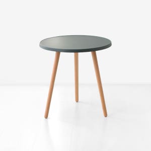 GRUET 사이드테이블 원형 48cm 다크그레이 9779.5848