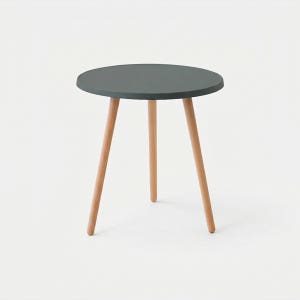 GRUET 사이드테이블 원형 48cm 다크그레이 9779.5848