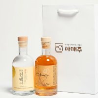 위스키 러버 픽 묶음세트 (진맥소주 40도 200ml+추사 40도 200ml) 쇼핑백포함