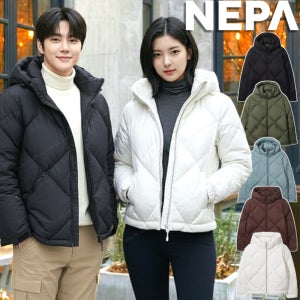 네파 경량 패딩 구스 다운 거위털 겨울 남자 여자 패딩 점퍼
