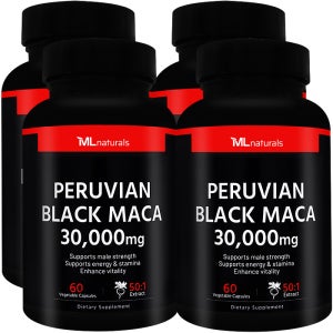 4병 마이라이프 내추럴스 페루비안 블랙마카 30000 mg 60정 미국직배송