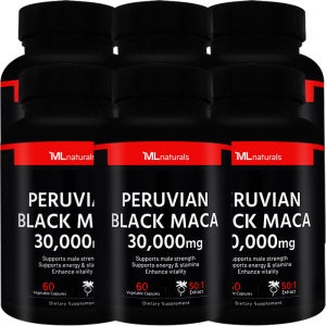 6병 마이라이프 내추럴스 페루비안 블랙마카 30000 mg 60정 미국직배송
