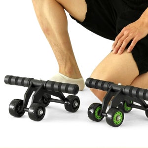 엑피트 4륜 AB슬라이드 복근운동기구 ab휠 롤러 슬라이더