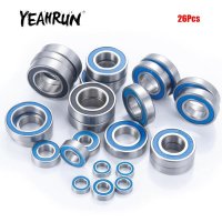 YEAHRUN-휠 허브 액슬 실드 베어링 키트 26 개, 아르마 1/5 크라톤 아웃캐스트 RC 크롤러 자동차 트럭 부품 액세서리