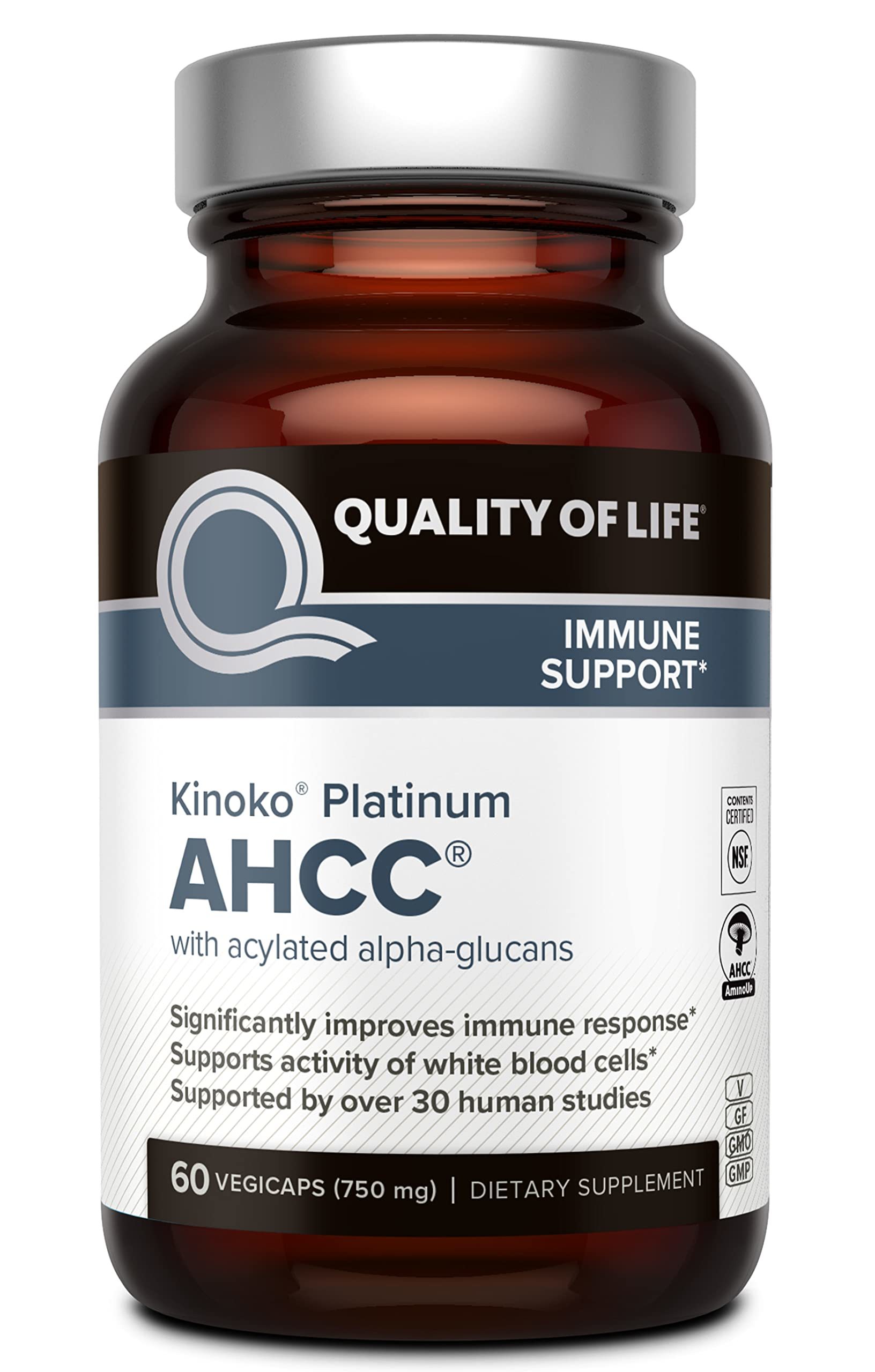 KinokoPlatinum 키노코플레티넘 키노코<b>ahcc 표고버섯균사체</b>AHCC 750mg