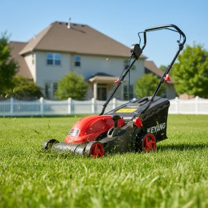 계양 잔디깍이 LM-1400E 5단높이조절 잔디깍기 40L 대용량 풀통