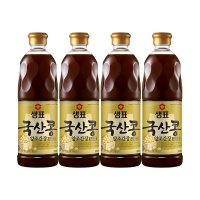 샘표 국산콩간장 860ml 4개