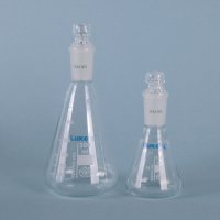 유리 마개 삼각 플라스크 Iodine Flask 24/40 125ml F04-83-446