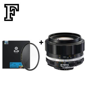 보이그랜더 녹턴 58mm F1.4 SLIIS 블랙림 니콘 F + B+W Basic 52mm