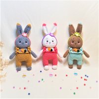 손뜨개 DIY 깡총 깡총 토끼 애착인형 동영상 패키지