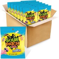 사워 패치 키즈 트로피칼 소프트 앤 츄이 젤리 102g 12개입 Sour Patch Kids Tropical