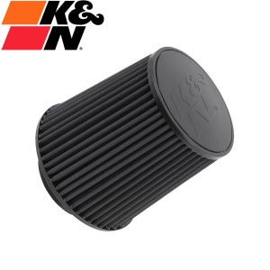 K&N RU-5283HBK 114mm 블랙호크 건식 에어 인테이크용 오픈 흡기 튜닝 에어 필터