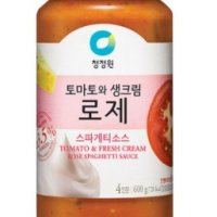 대상 청정원 토마토 생크림 로제 스파게티소스 600g