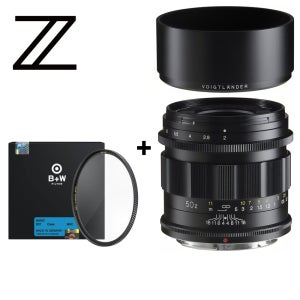 보이그랜더 아포란타 50mm F2 Asp II 니콘 Z + B+W Basic 58mm