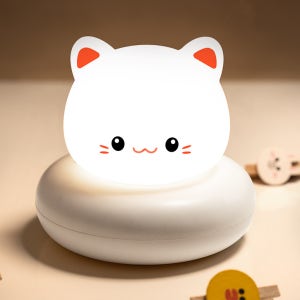 캐릭터 무드등 고양이 LED 충전식 터치무드등 밝기조절 취침등 수면등 수유등 10종