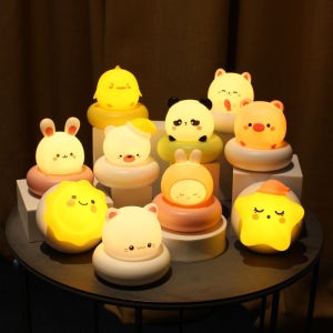 락톡마켓 고양이 무드등 충전식 캐릭터 무드등 10종 무선 조명 수유등 취침등 터치 밝기조절