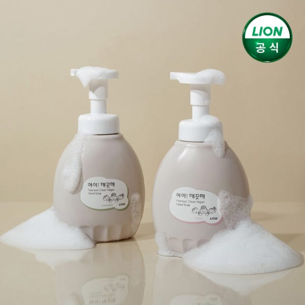 [1+1] 아이깨끗해 핸드워시 프리미엄 클린비건 450ml 본품