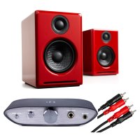 iFi Audio ZEN DAC V2 x 오디오엔진 A2+ Wireless 레드 스피커 패키지