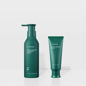 [2종] 아윤채 리밸런싱 데일리 두피 케어 세트 (샴푸 350g + 마스크 100ml)