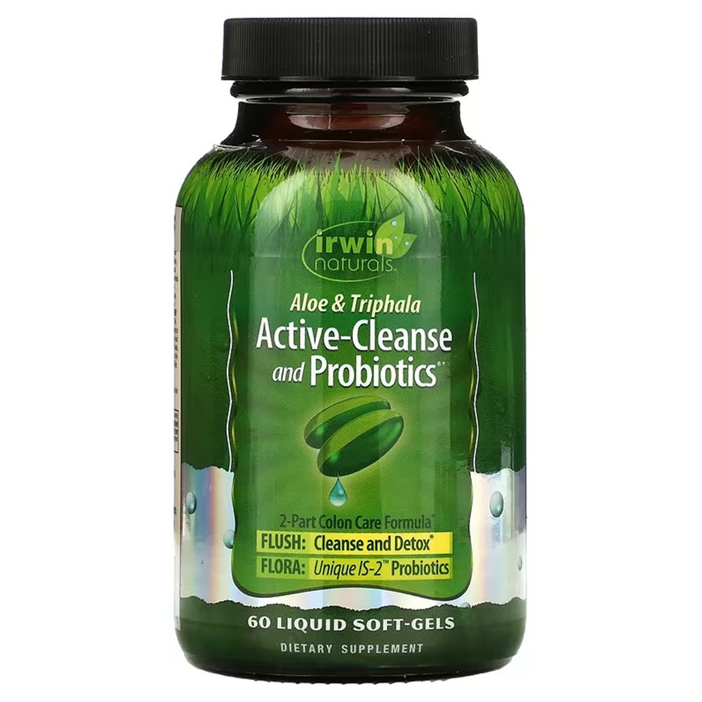 어윈내추럴 알로에 트리팔라 <b>액티브</b> <b>클렌즈 프로바이오틱</b> 60정