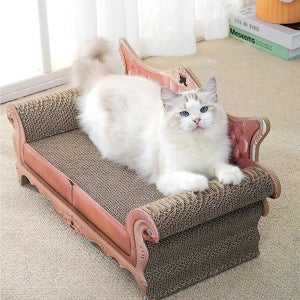 고양이 스크래쳐 골판지-리필 스크래처 소파형