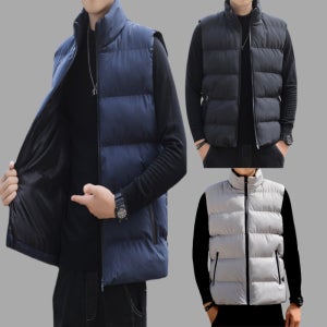 남녀공용 남자 여자 골프 가벼운 조끼 패딩 베스트 경량 기본 무지 잠바 점퍼