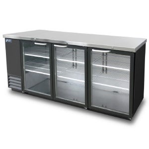 프레쉬 맥주냉장고 테이블형 글라스도어 간냉식 올스텐 디지털 FBB-80BG