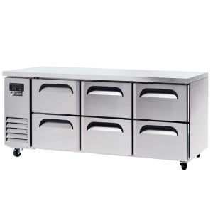 프레쉬 서랍식테이블냉장고 1800 6도어 간냉식 올스텐 디지털 FT-1800R-D6