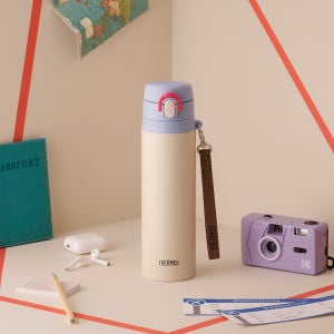 [써모스] 보온보냉 스트랩 원터치 텀블러 JNT-550K (550ml) 학생 나들이