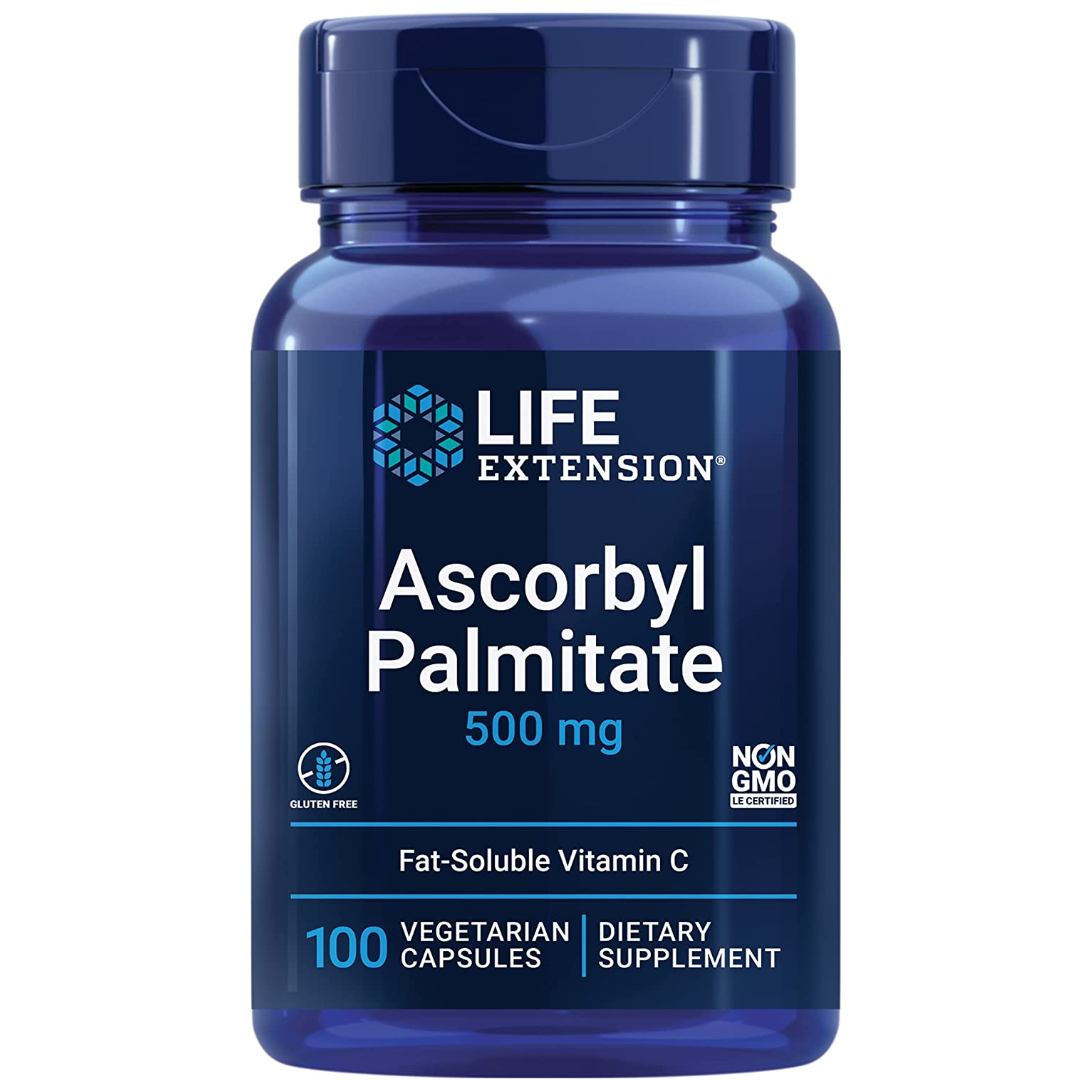 라이프익스텐션 <b>아스코르빌 팔미테이트</b> 500 mg 비타민C 100캡슐