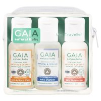 Gaia 가이아 네츄럴 베이비 워시 샴푸 로션 미니 여행용 키트 각50ml