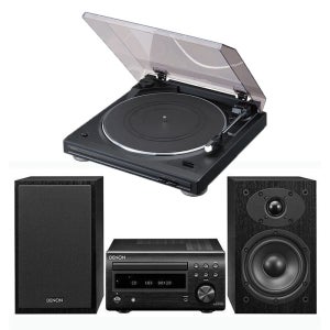 데논 RCD-M41 + DP-29F + SC-M41 턴테이블 오디오 세트 (스피커포함)