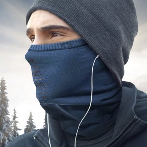 1+1 CW 방한 겨울 안면 복면 보온 마스크 자전거 라이딩 운동 러닝 등산 운동 골프