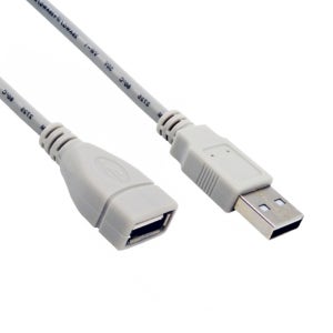 USB 2.0 연장케이블 고급 몰딩타입 프린터 외장하드 연장선 1.8m, 1개