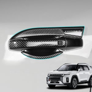 토레스 튜닝 용품 도어손잡이 외캐치 카본 몰딩 악세사리