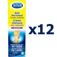 숄 Scholl 굳은살 크림 풋케어 인텐시브 풋크림 75ml x 12개