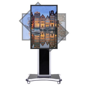 이동식 티비거치대 피봇 기능 tv스탠드 회전 세로티비 hps-3