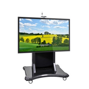 이동식 티비거치대 핸들형 높이조절 TV거치대 스탠드 받침대 HUS-90