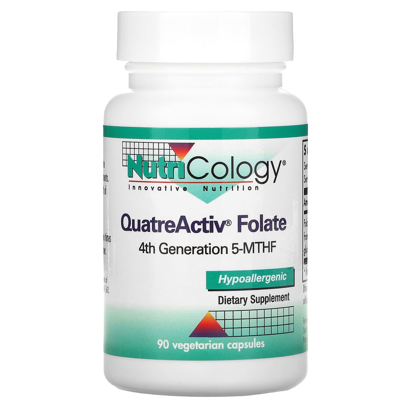 <b>엽산</b> QuatreActiv Folate 90 VegCaps