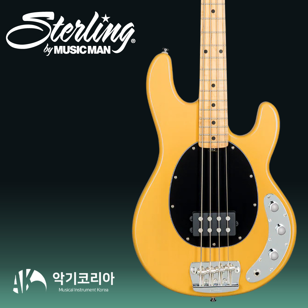Music Man 스털링 by MusicMan RAY24CA BUTTERSCOTCH 4현 베이스기타