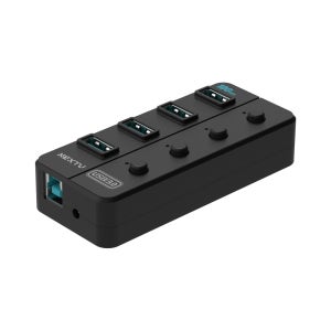 넥스트유 USB 3.0 GEN2 4포트 무전원 허브 813U3NP-10G
