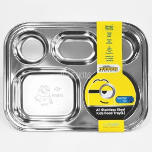 미니언즈 올스텐 키즈식판 L 다이어트식판 한식 급식판 어린이집 유치원 학교 성인 캠핑