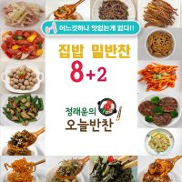 8+2 반찬 당일조리 가정식 수제 자취생 나물 밑반찬 반찬세트 배달 집밥 정기배송